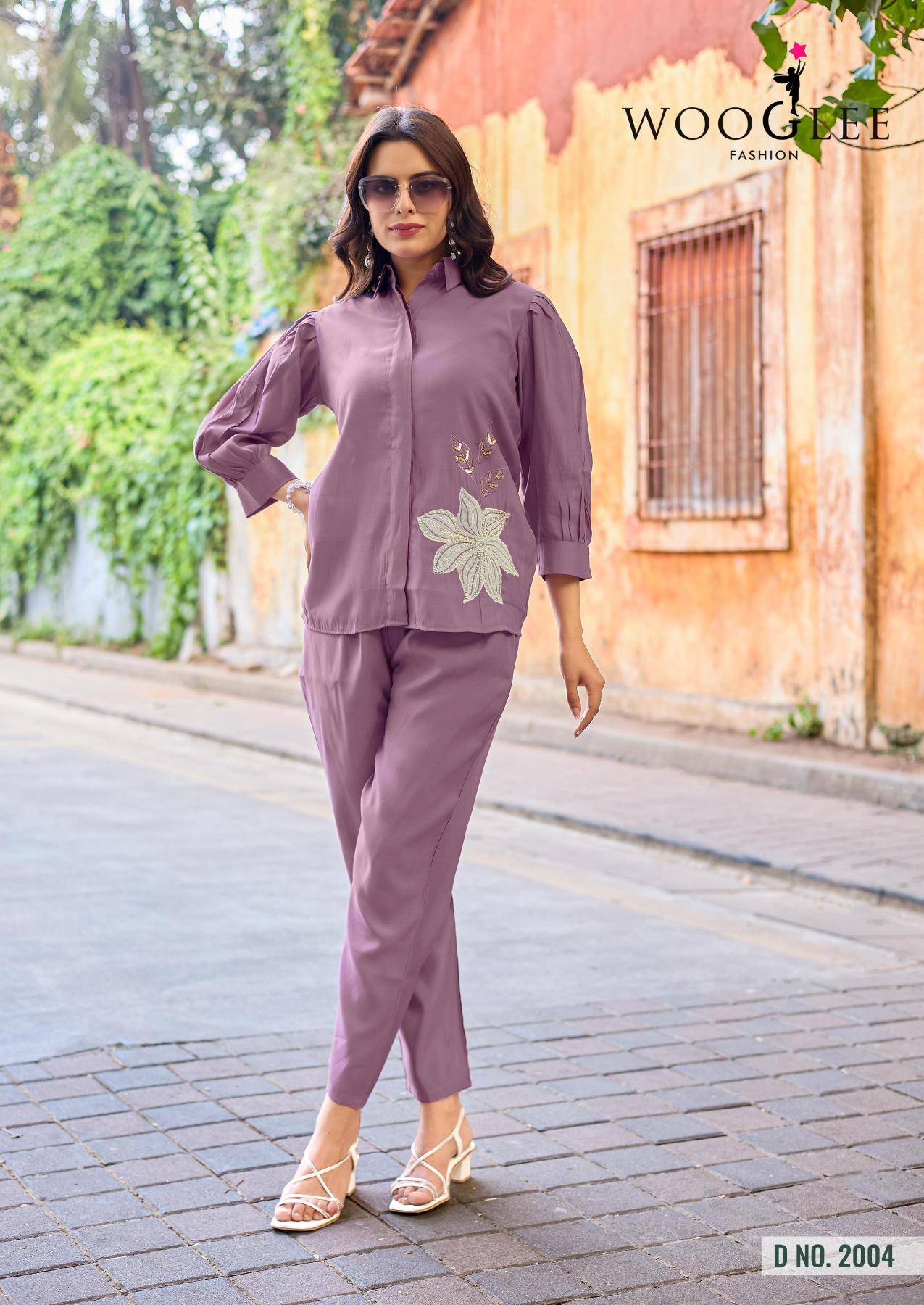 Wooglee high look coord set Fancy kurti manufacturer
